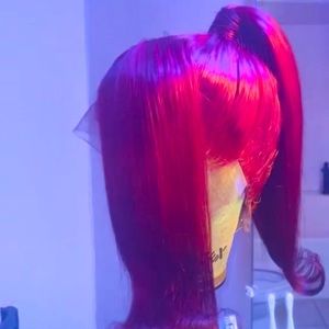 Frontal Straight Wig Custumized